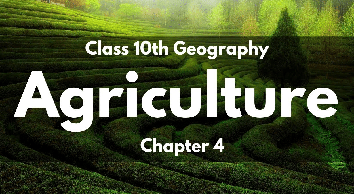 Class Geography Agriculture Chapter Important Questions