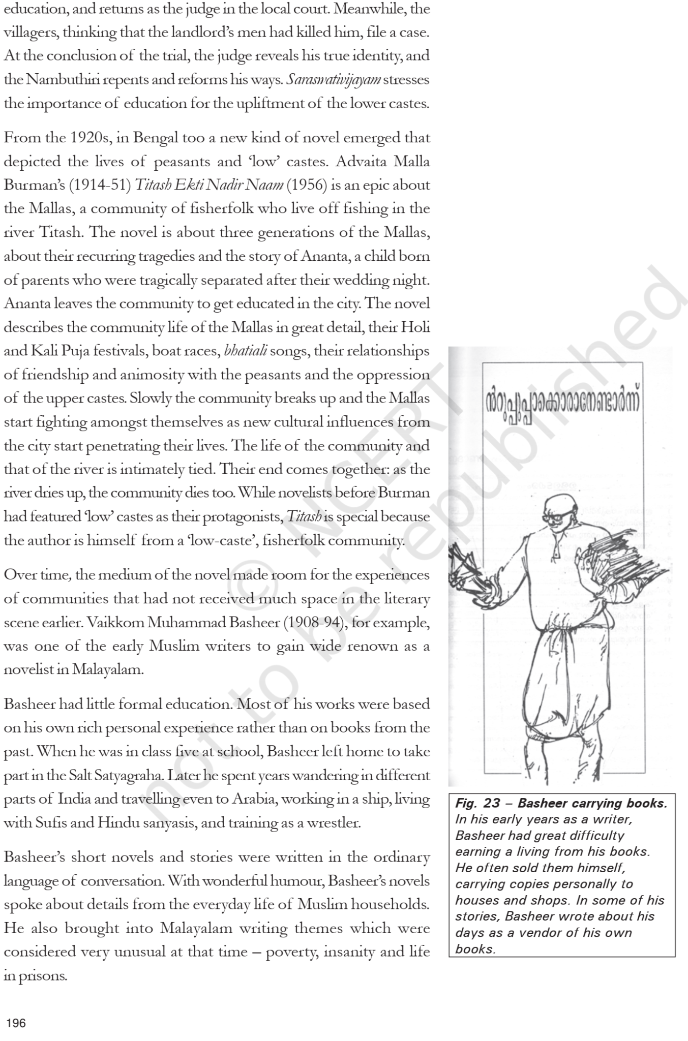 NCERT Book Class 10 Social Science History Chapter 8 Novels Society