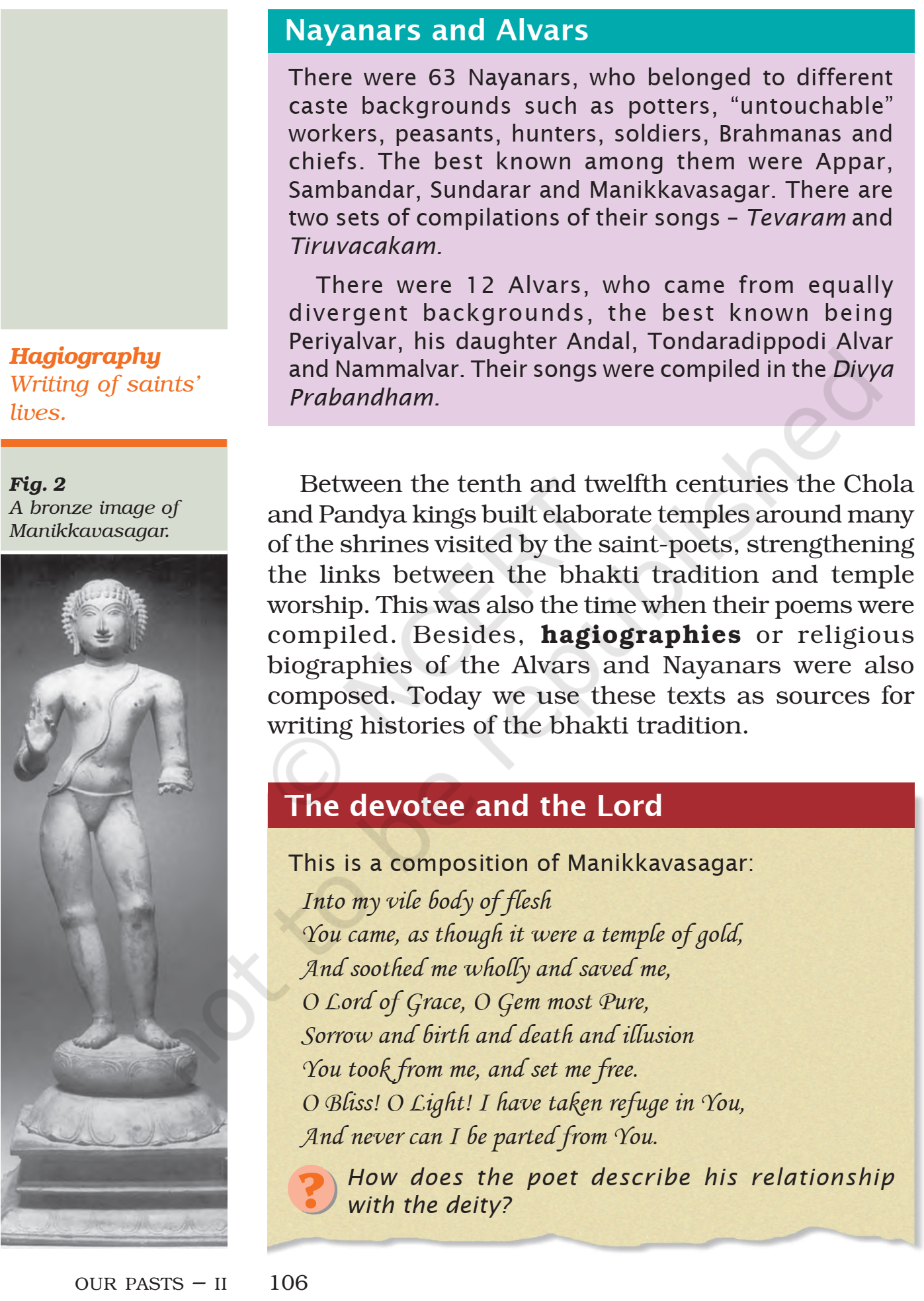 Ncert Books For Class Social Science History Devotional Paths To The Divine