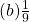 (b) \frac{1}{9}