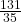 \frac{131}{35}