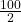 \frac{100°}{2}