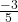 \frac{-3}{5}