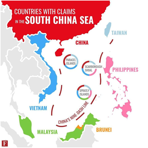 South China Sea disputes-by cbseinsights.com