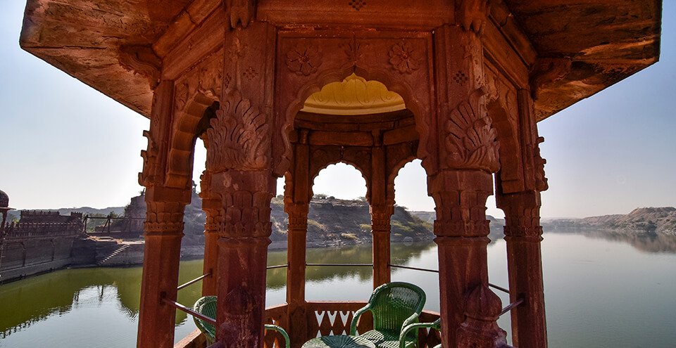 Balsamand Lake in Rajasthan State by cbseinsights.com