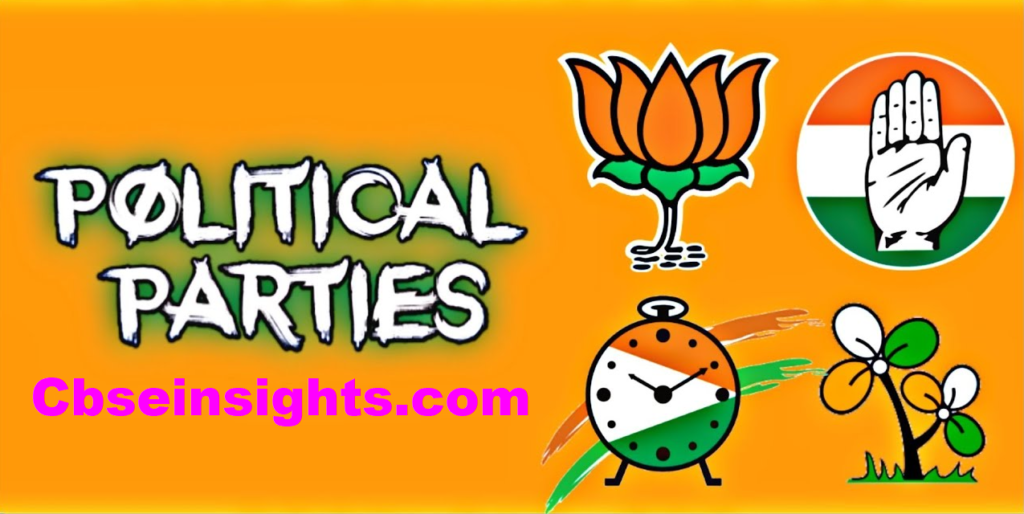 Class 10 Civics Extra Questions Political Parties For Cbse Board Exams