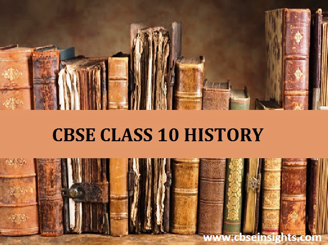 Extra Questions For Class 10 History