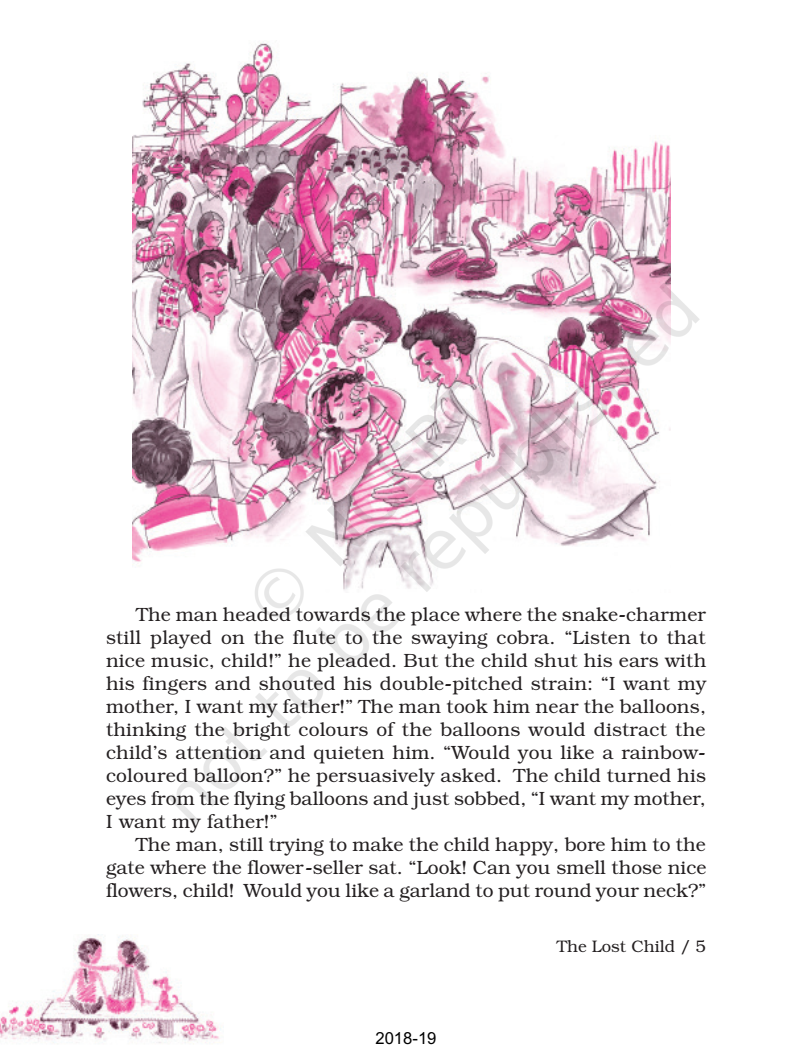 class 9 english book chapter 1 the lost child