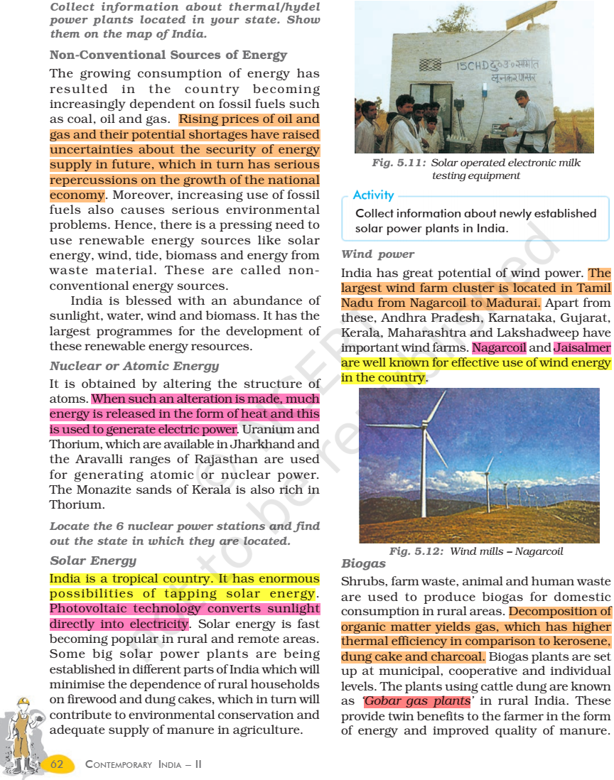 NCERT Book Class 10 Social Science (Geography) Chapter 5 Minerals And ...