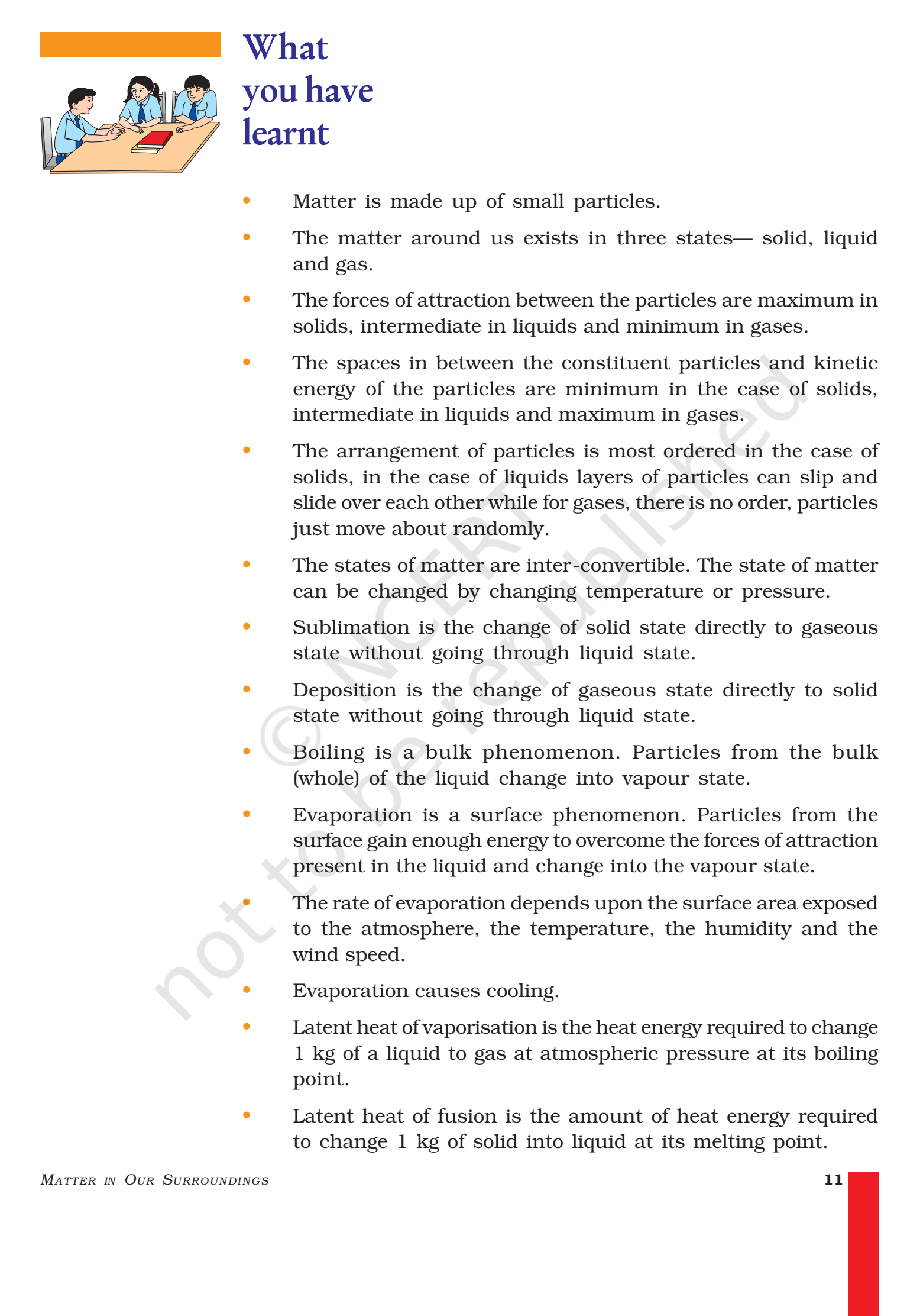 NCERT Book Class 9 (Science) Chapter 1 Matter In Our Surroundings