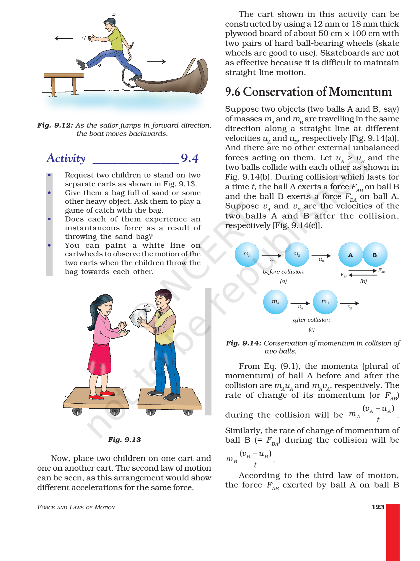 ncert textbook class 9 science force and laws of motion