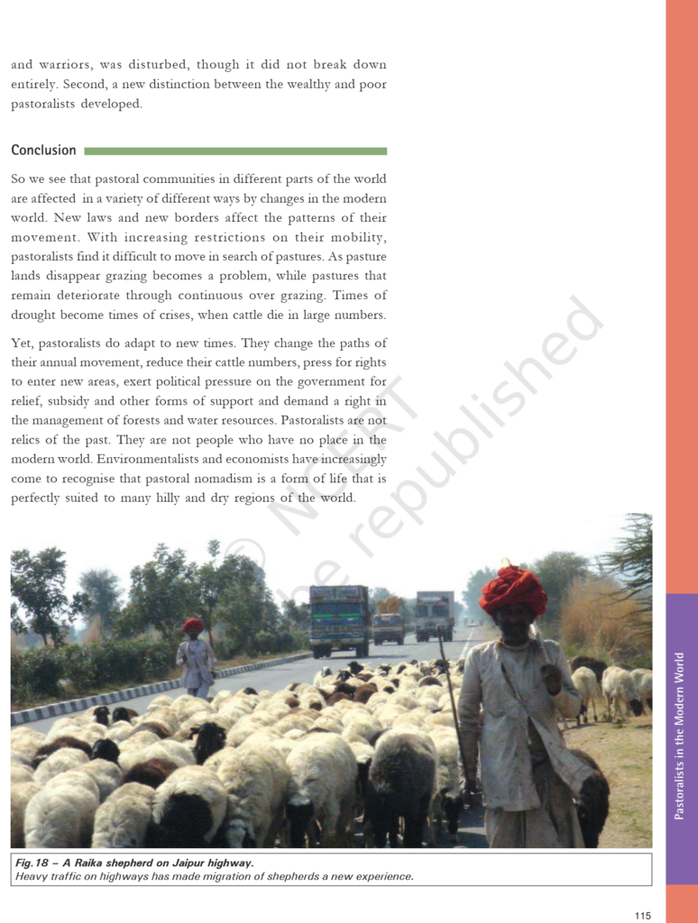 NCERT Book Class 9 Social Science (History) Chapter 5 Pastoralists In ...