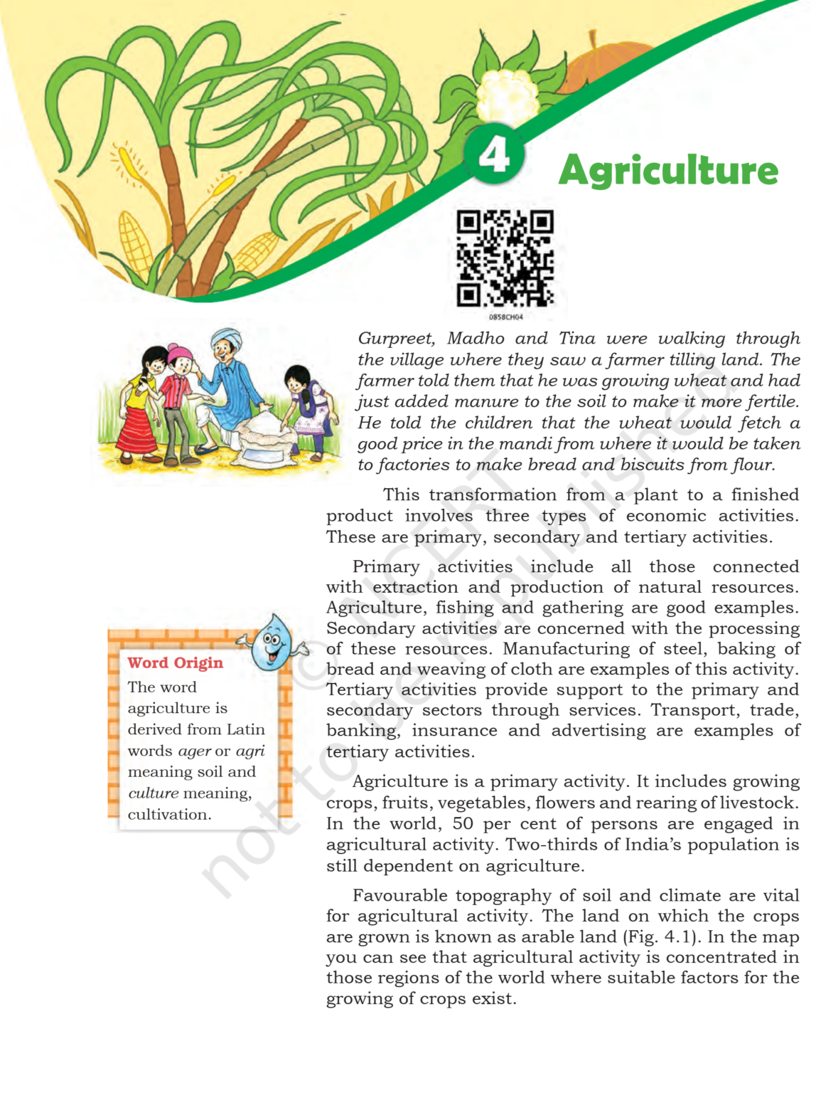 Ncert Book Class 8 Geography Chapter 4 Agriculture