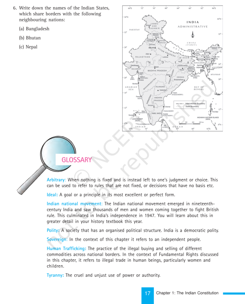 NCERT Book Class 8 (Civics) Chapter 1 The Indian Constitution