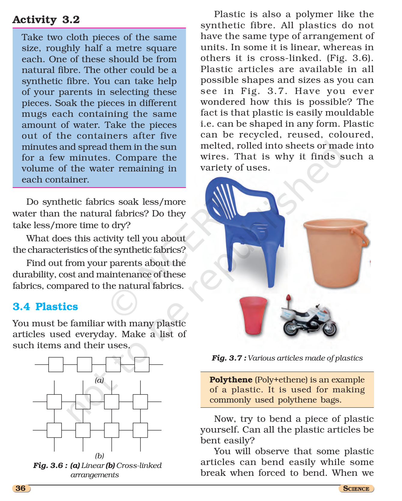 Ncert Book Class 8 Science Chapter 3 Synthetic Fibres And Plastics