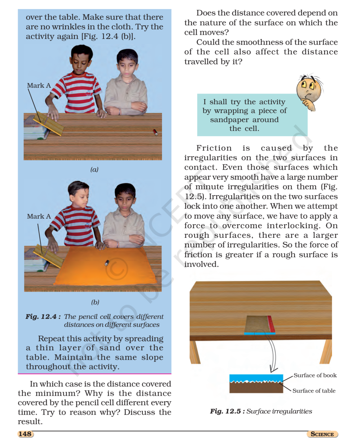 NCERT Book Class 8 (Science) Chapter 12 Friction