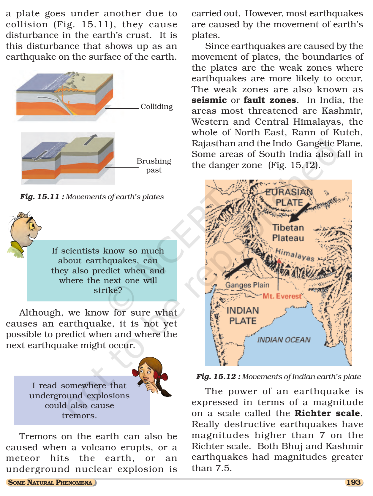 NCERT Book Class 8 (Science) Chapter 15 Some Natural Phenomena