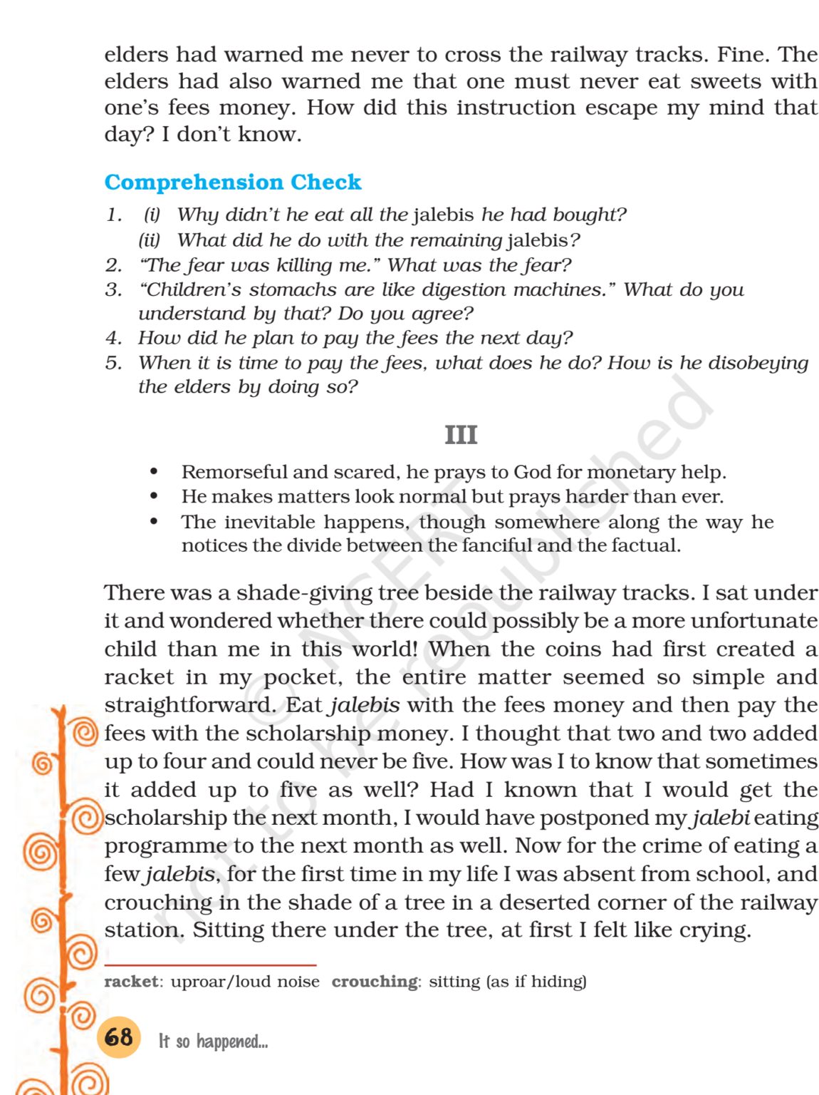 ncert english class 8 text book