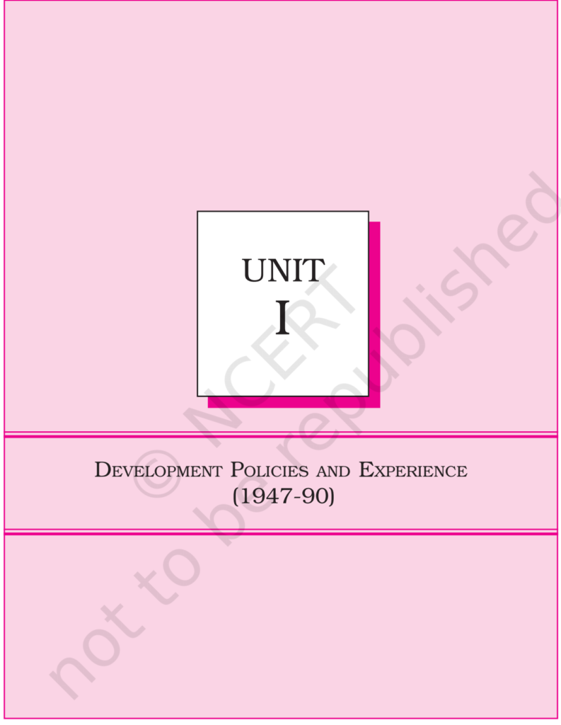 Ncert Book Class 11 Economics Chapter 1 Indian Economy On The Eve Of Independence