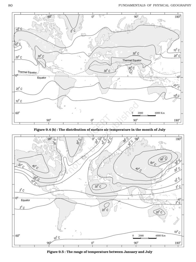 NCERT Book Class 11 (Geography) Chapter 9 Solar Radiation, Heat Balance ...