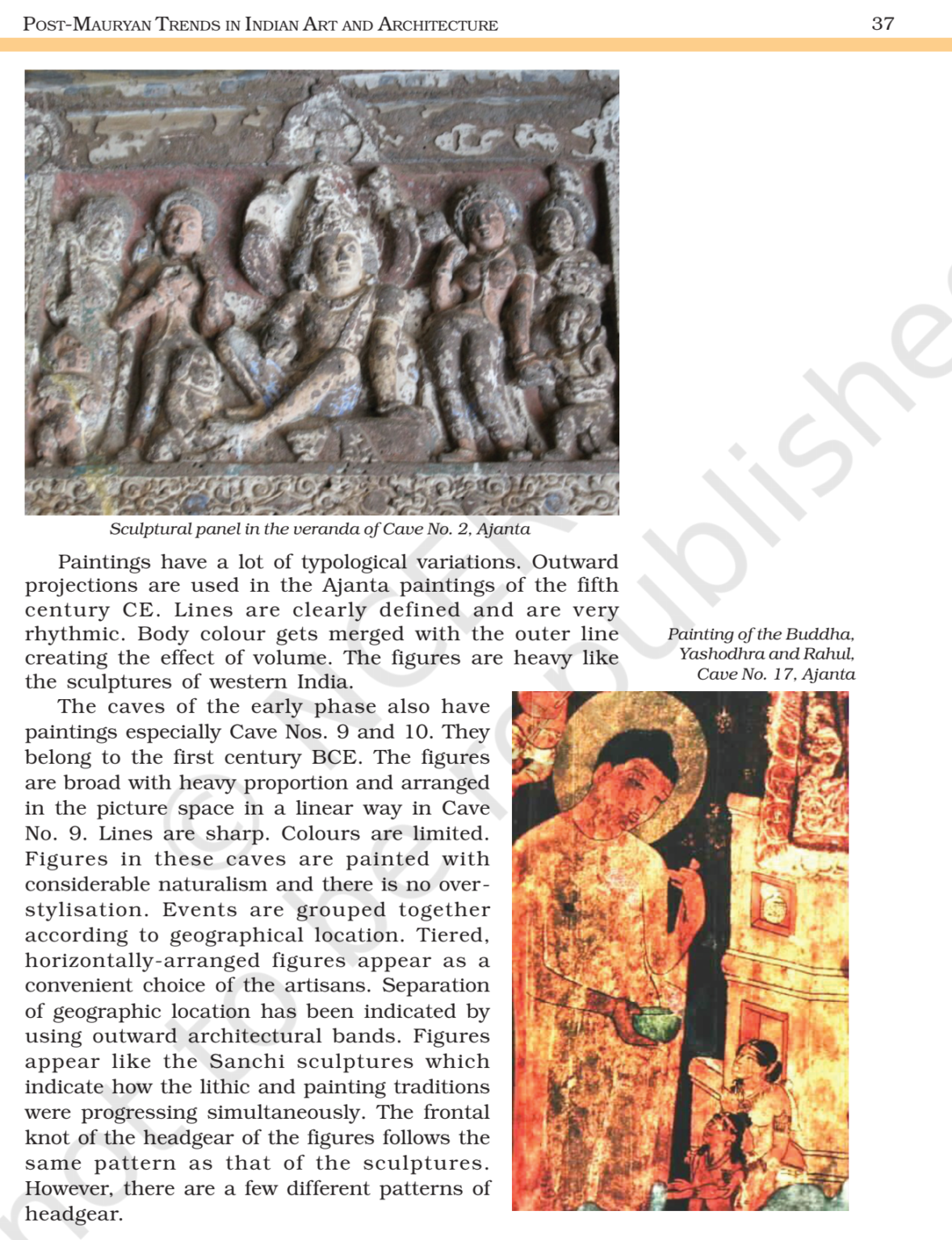 NCERT Book Class 11 (Fine Art) Chapter 4 Post-Mauryan Trends in Indian ...