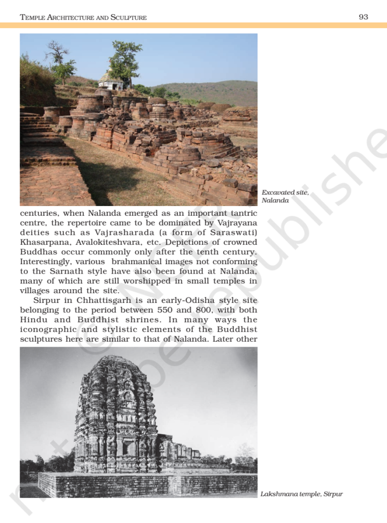 NCERT Book Class 11 (Fine Art) Chapter 6 Temple Architecture And ...