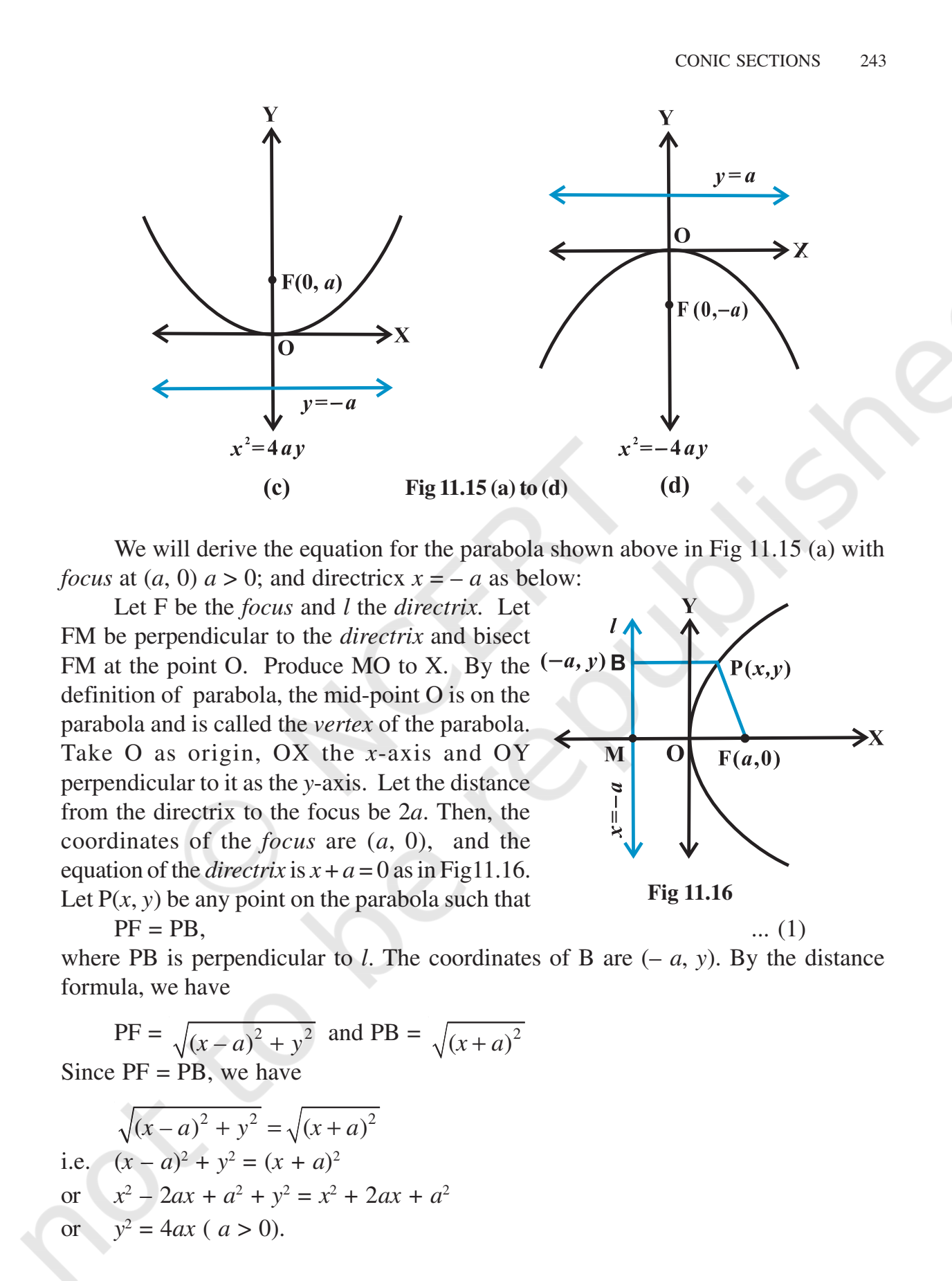 class 11 maths chapter 10 conic sections pdf