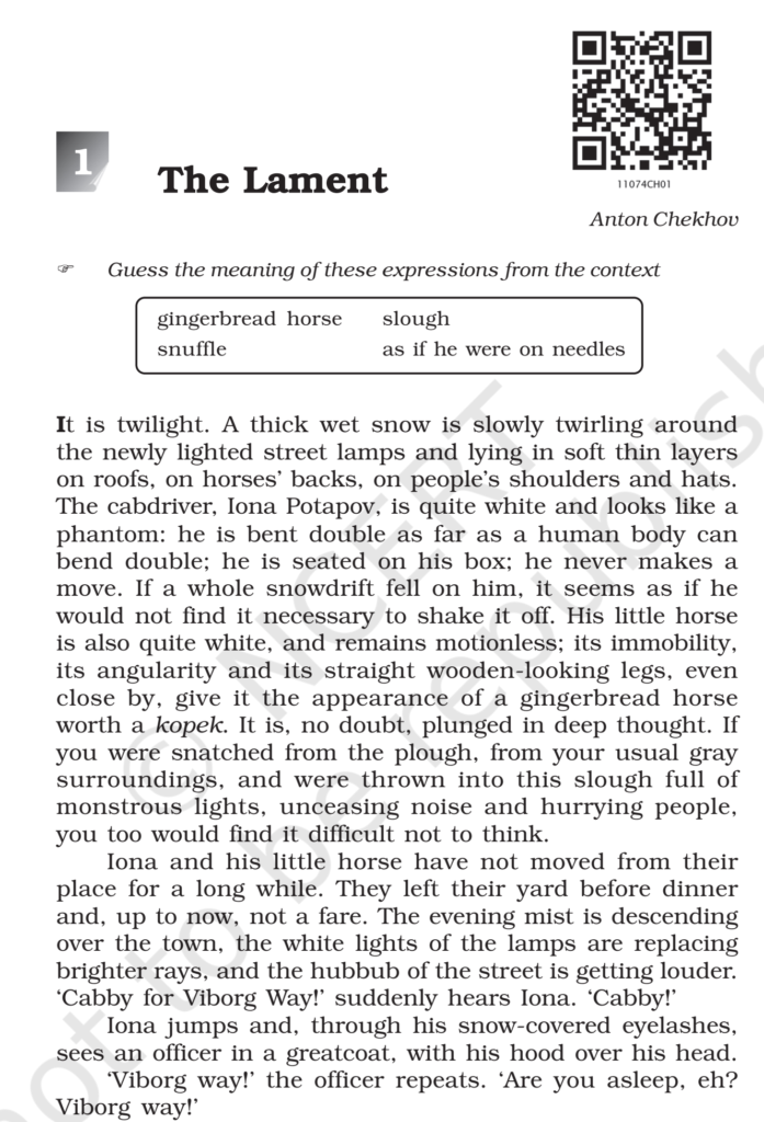 ncert-book-class-11-english-chapter-1-the-lament