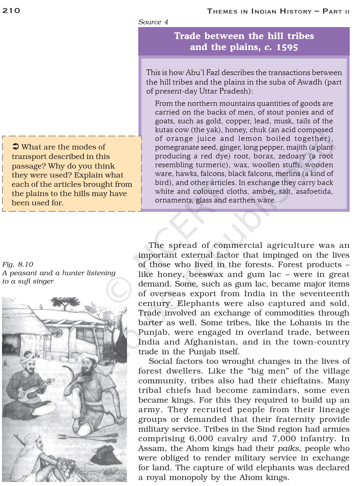 NCERT Book Class 11 (History) Chapter 8 Peasants, Zamindars and the ...