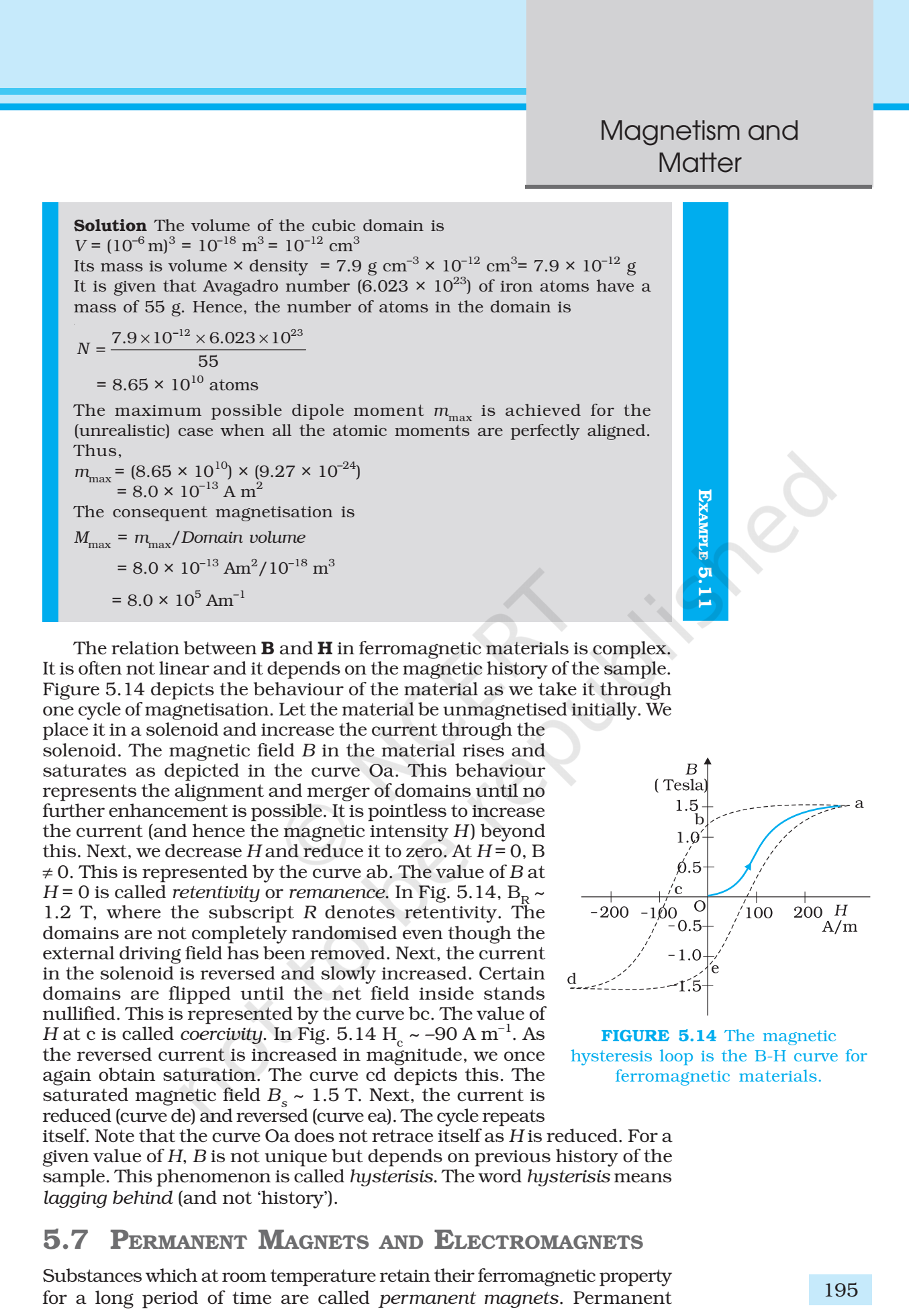 NCERT Book Class 12 (Physics) Chapter 5 Magnetism And Matter