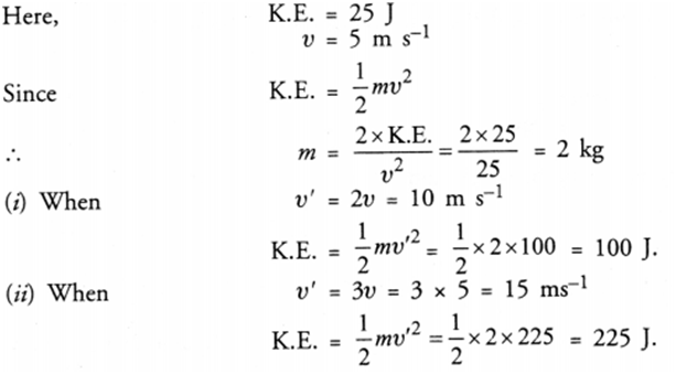 Work Energy and Power For Class 9 Science Extra Questions and Answers