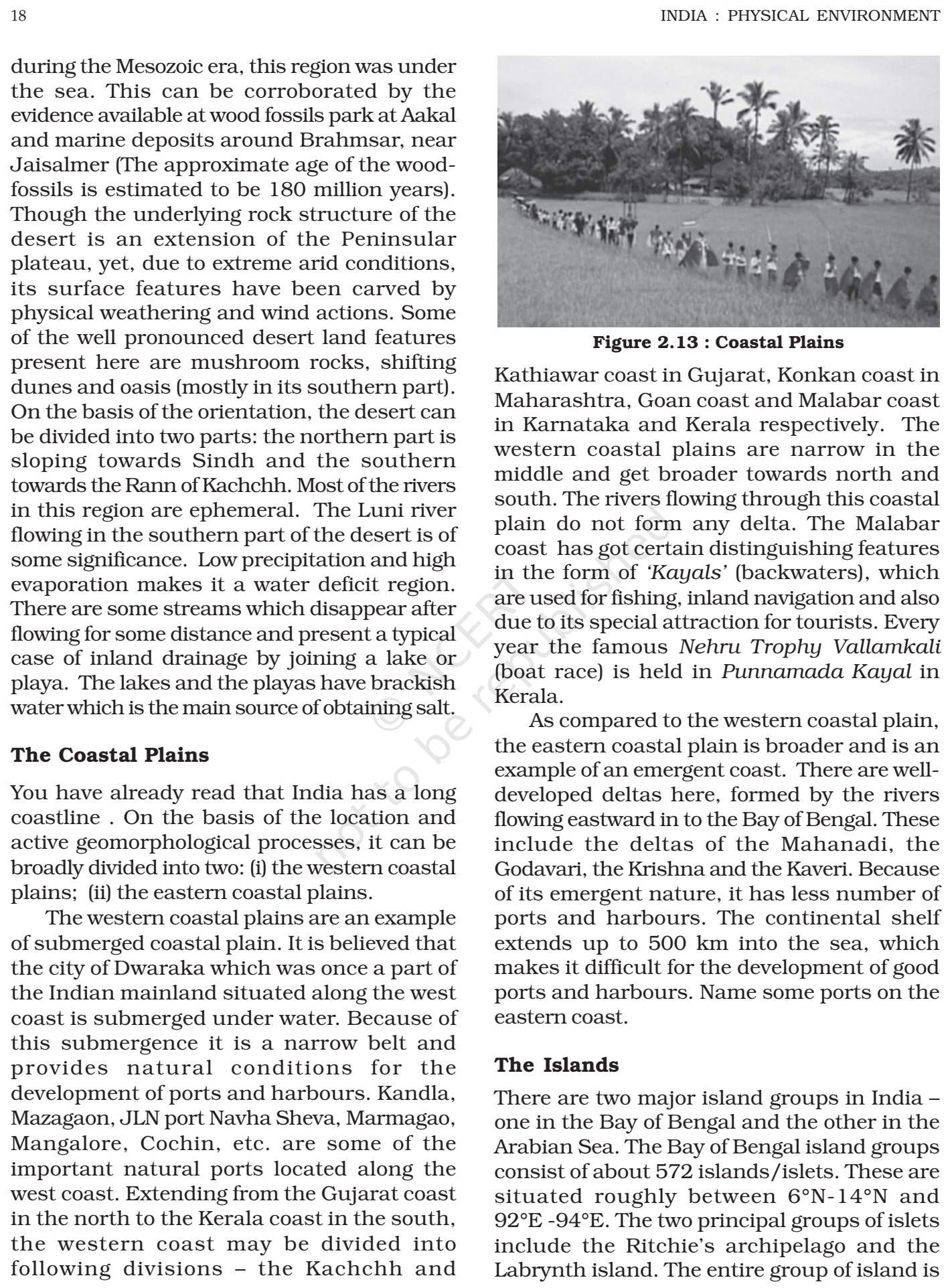 NCERT Book Class 11 (India Physical Environment) Chapter 2 Structure ...