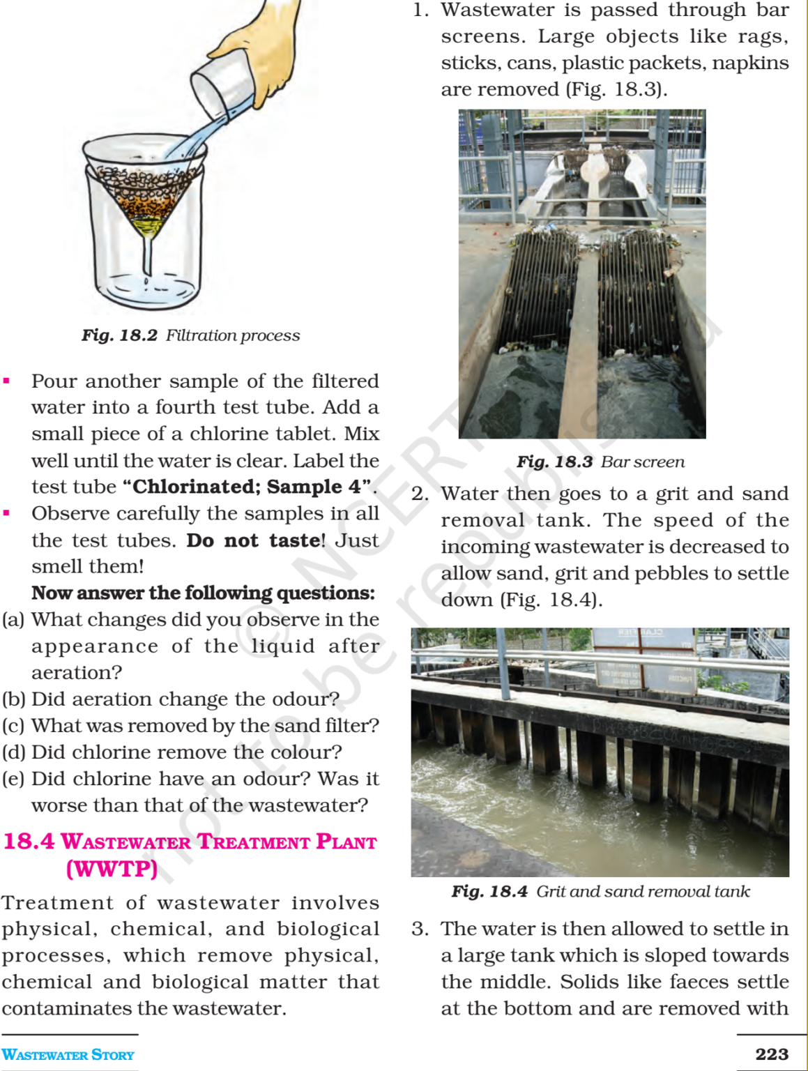 case study of wastewater story class 7