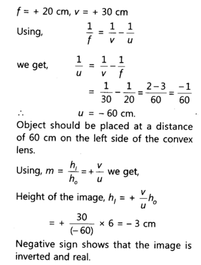 class 10 physics light reflection and refraction exercise questions