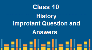 Class 10 History Questions answers