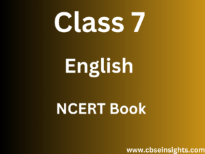 class 7 english workbook ncert